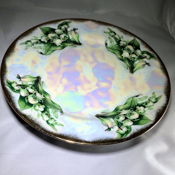 Vintage May Lily of the Valley Lustreware Japan
